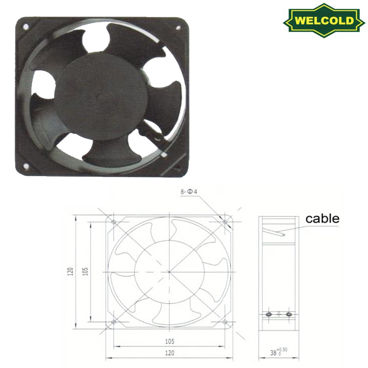 MSF-12038 - AC Axial Fans